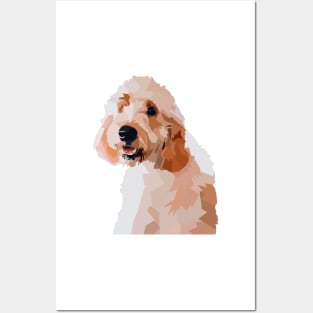 Cute Golden Doodle 2 Posters and Art